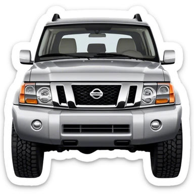 Nissan Patrol y62 - Nissan (Model Year: 2022) (Iconic colour: Silver) sticker