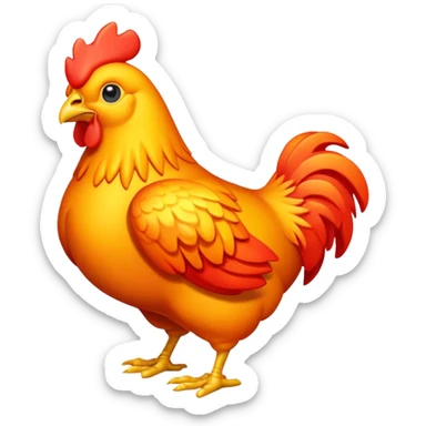 Lalalakava chichichichicken Steve’s lava chicken yay sticker