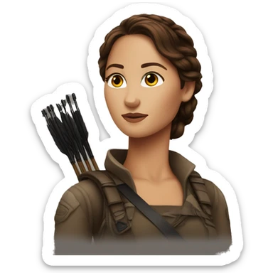 Katniss Everdeen sticker