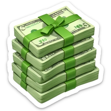 Dinero fácil de dibujar billetes super facil sticker