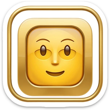 content square award sticker