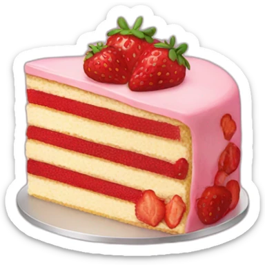 StrawBerry Cake sticker