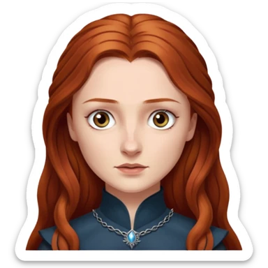 sansa stark

 from Games of throne character face only front face sticker