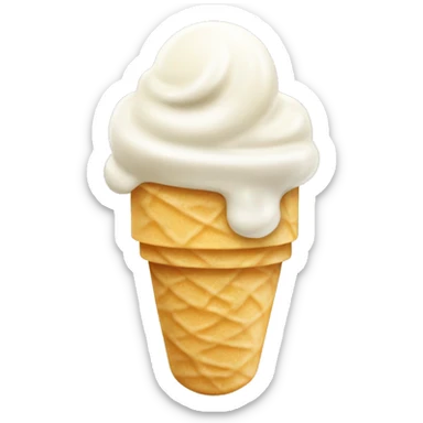 Jelly beans vanilla ice cream sticker