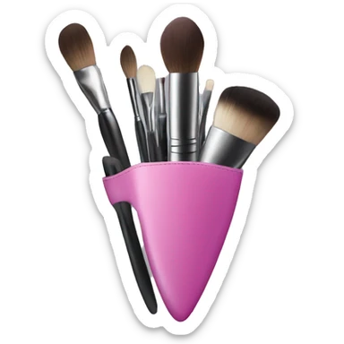 Makeup tool sticker