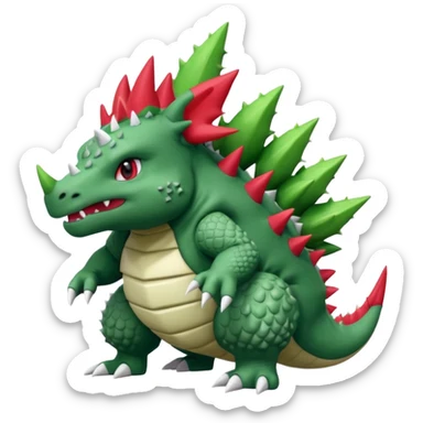 Ugly Fey Toony Rhydon-Shaymin-dragon sticker