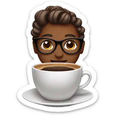 bow coffeee new york city vibes sticker