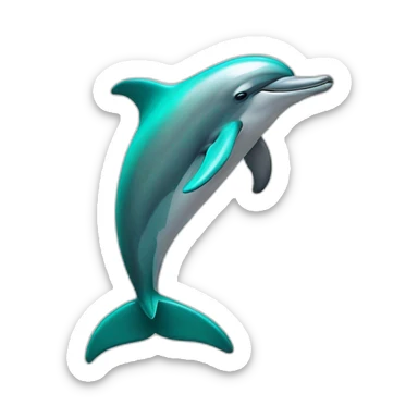 hawaii dolphins sticker