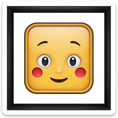 framed wall picture with border sticker