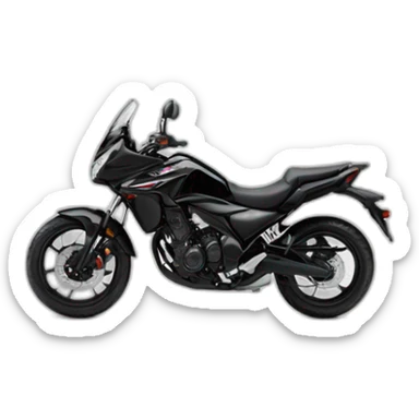 Honda cb500x color black sticker