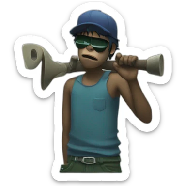 Gorillaz sticker