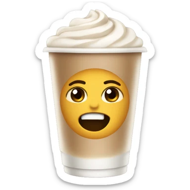 starbucks latte sticker