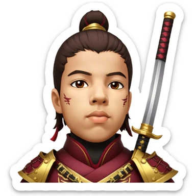Samurai Leader sticker