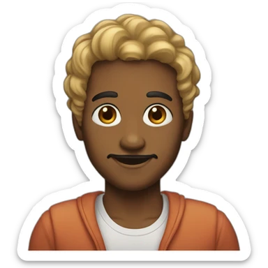 dibujante de retratos sticker