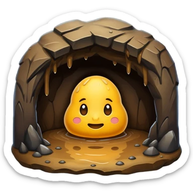 muddy cave sticker