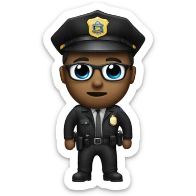 Undercover cop sticker