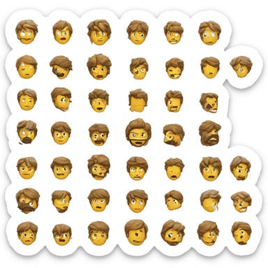 Persona sobre roca dominando  sticker