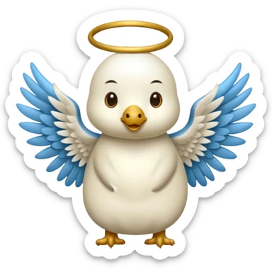 un animal ange de mongolie sticker