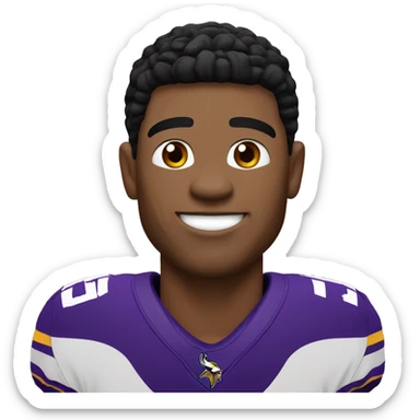 Justin Jefferson Minnesota Vikings sticker