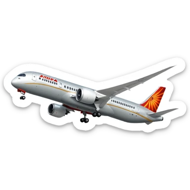 Air india b787 flight sticker