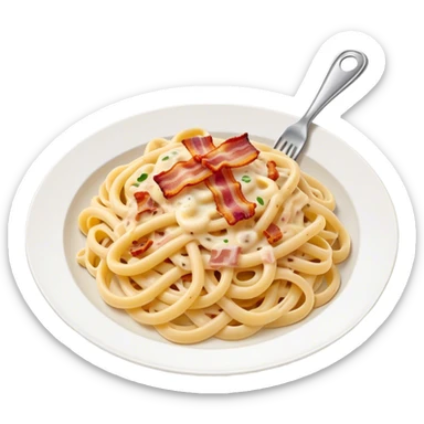 Pasta carbonara sticker