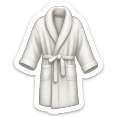 bathrobe sticker