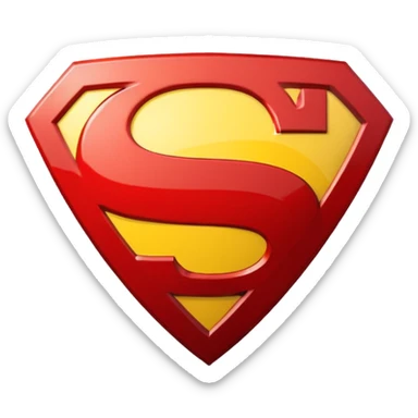 Superman logo sticker