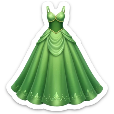 Tiana’s dress sticker