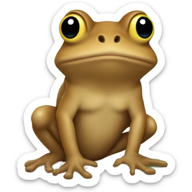Spring peeper  sticker