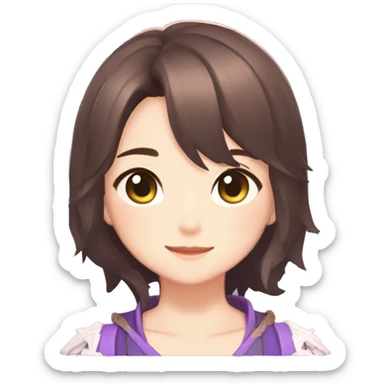 “Lumine” from “Genshin Impact” sticker