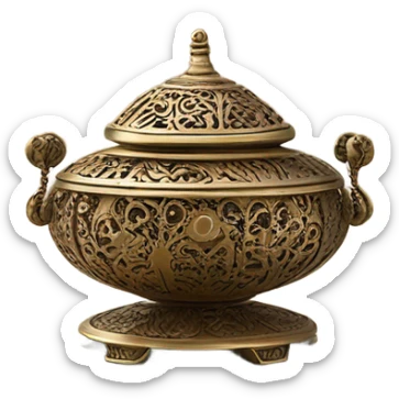 Incense burner  sticker