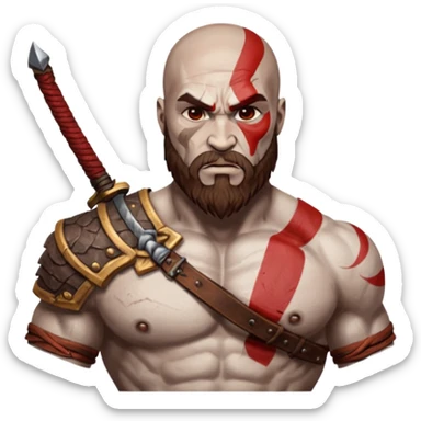 Kratos sticker