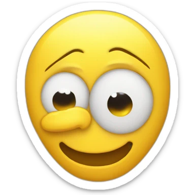 yellow emoji of head shaking in disbelief sticker