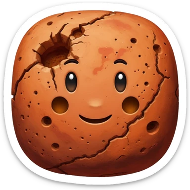 mars in space sticker