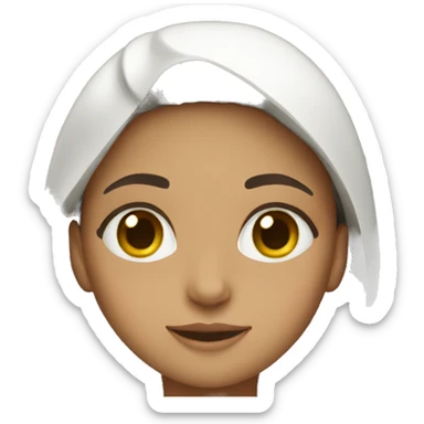 Girl with algeria sticker