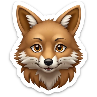 Coyote Trickster sticker