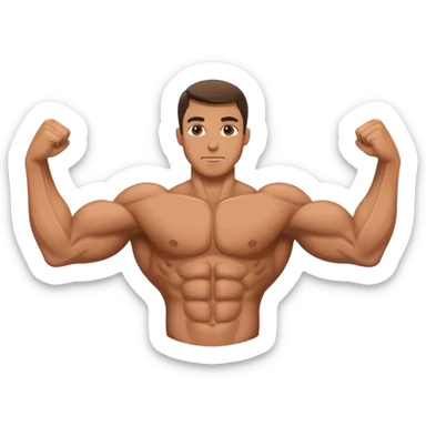 guy how to do chest flyes sticker