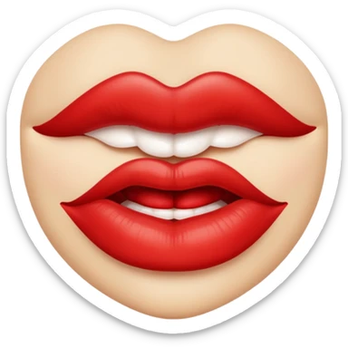 Labbra bacio sticker