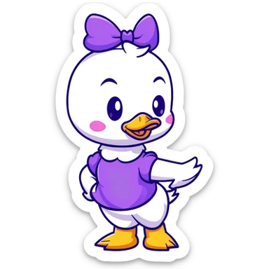 classic Daisy Duck from Disney sticker