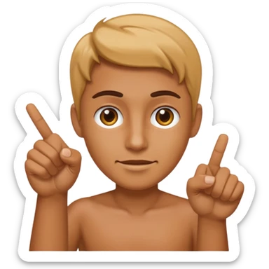 beni işaret eden bir insan sticker