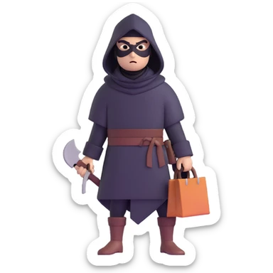 thief character sticker
