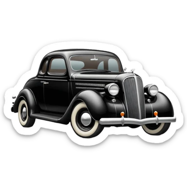 1936 plymouth coupe sticker