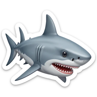 Köpek balığı sticker