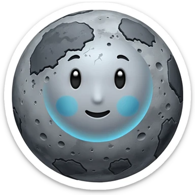 The planet Mercury with no face sticker