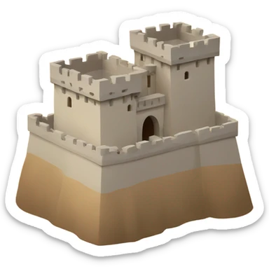 Castillo de arena sticker
