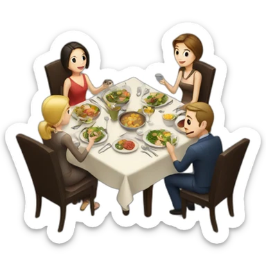dinner sticker