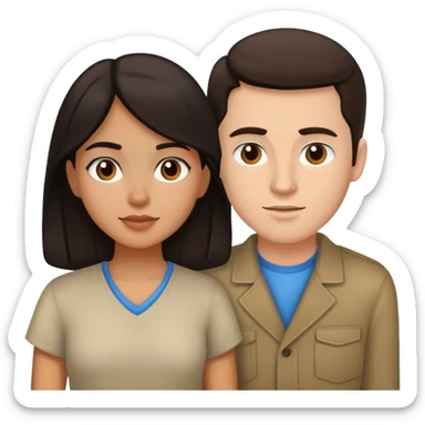 hispanic girl and white guy missing sticker