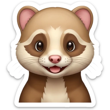 🦉hazlo asi,como un huron en emoji sticker