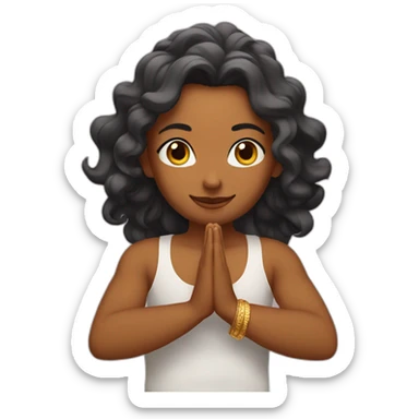 namaste sticker