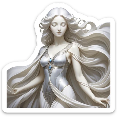 Regal and mysterious, with a flowing, sheet-like form draped in silvery-white hues, softly billowing as if caught in an unseen breeze, eye holes glowing with deep, thoughtful wisdom, simplified yet sophisticated, highly detailed, with a soft spectral radiance, high shine, exuding quiet authority, with a glowing outline that captures the essence of an ancient, noble spirit drifting through time! sticker